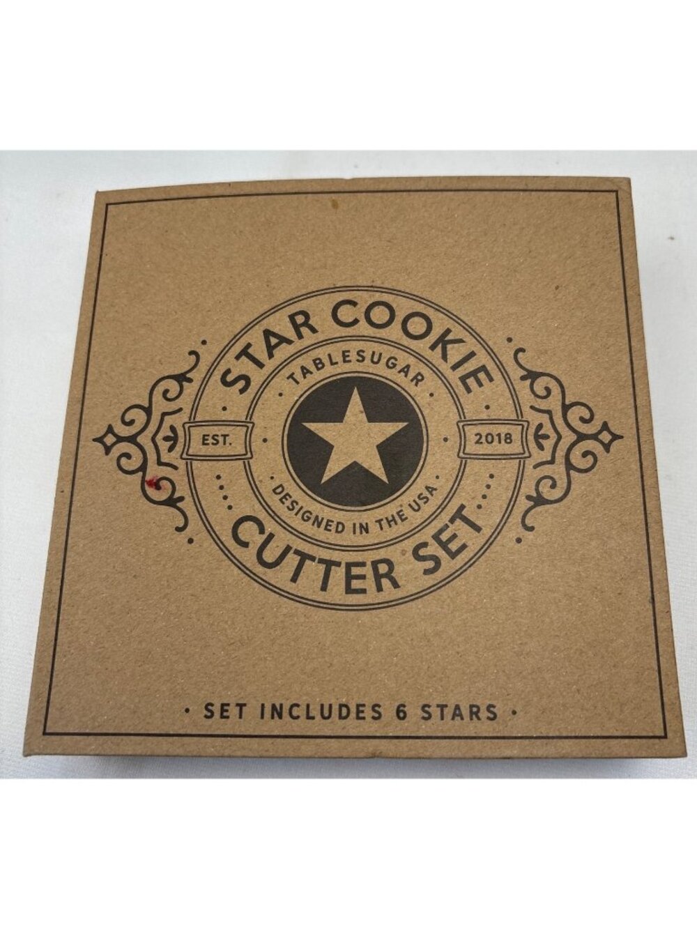 6 Star Cookie Cutter Stackable Set Santa Barbara Design Studio Baking Decorating